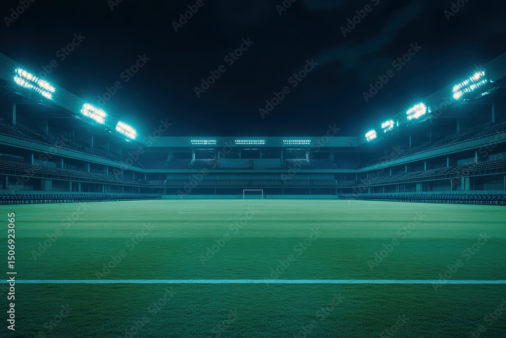 Empty Stadium at Night Empty Stadium at Night