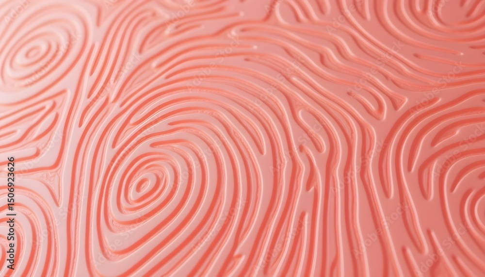 Close-Up of a Detailed Black Fingerprint on White Background Close-Up of a Detailed Black Fingerprint on White Background