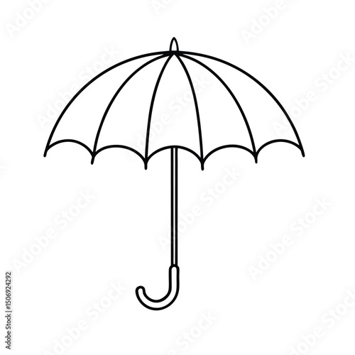 umbrella isolated on white background
