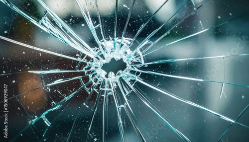 Hole in the glass