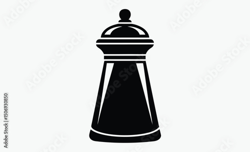 Salt Shaker Icon silhouette