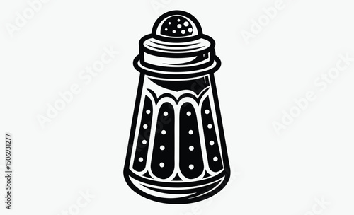 Salt Shaker Icon silhouette