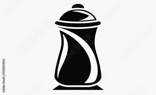 Salt Shaker Icon silhouette