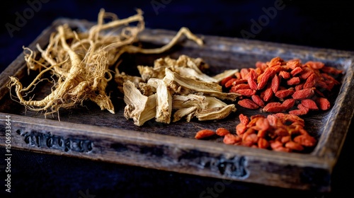 Traditional Chinese Medicinal Herbs, Macro Photography