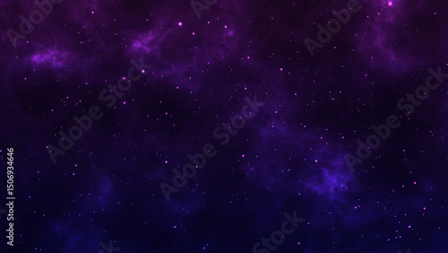 Purple and blue cosmic space with star particles background 4k starry field wallpaper backdrop