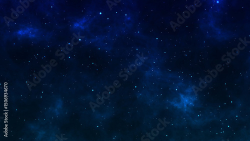Teal blue starry space wallpaper background 4k cosmic space particles backdrop