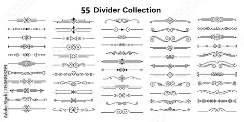 Wallpaper Mural 55 Divider Collection | Decorative Line Dividers for Text, Design Elements for Invitations and Website Headers Torontodigital.ca