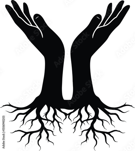 Tree Hand Holding SVG, Tree of Life SVG