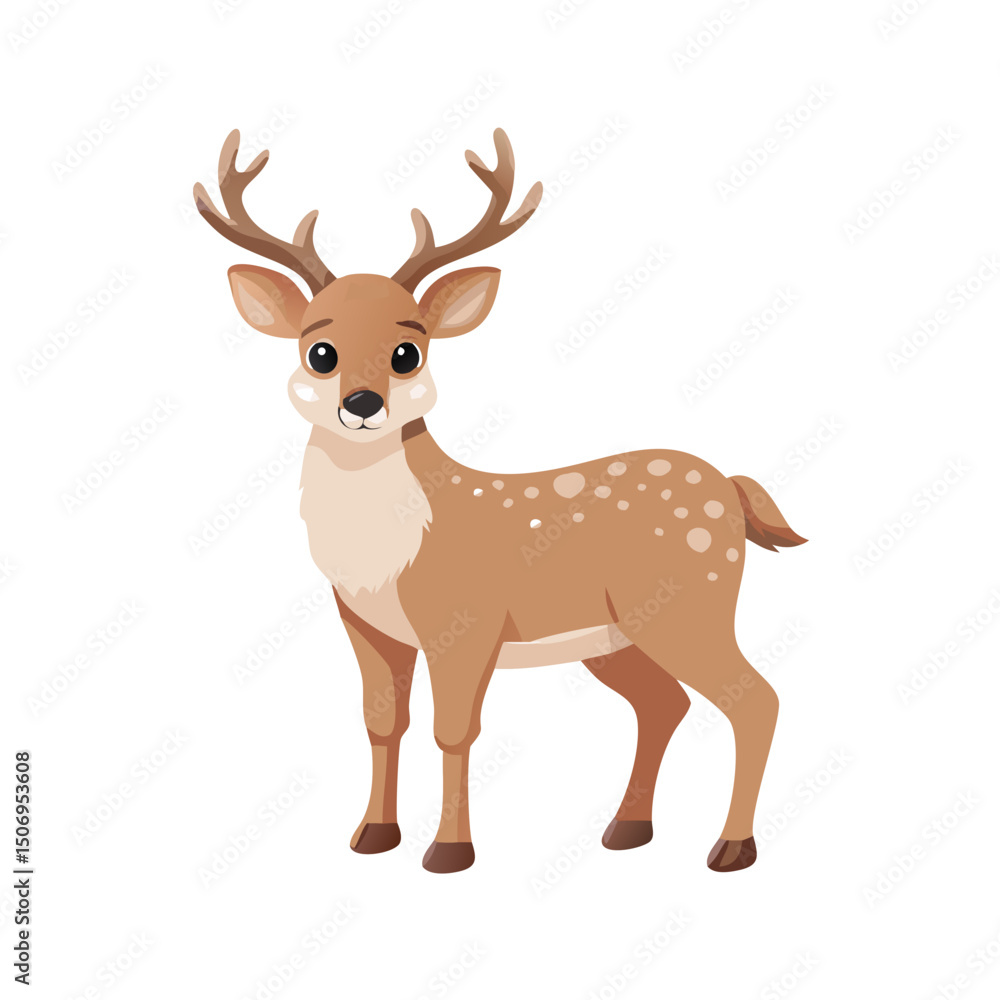 Fototapeta premium deer vector illustration