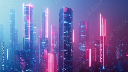 5G, 6G, Big data wireless network, high speed internet, cloud computing or connect diagram technology, Data storage, service, synchronize, online, financial, Connectivity global, smart city,