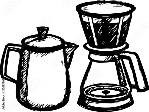 Brewing morning coffee kitchen cozy atmosphere close-up view daily rituals for a fresh start