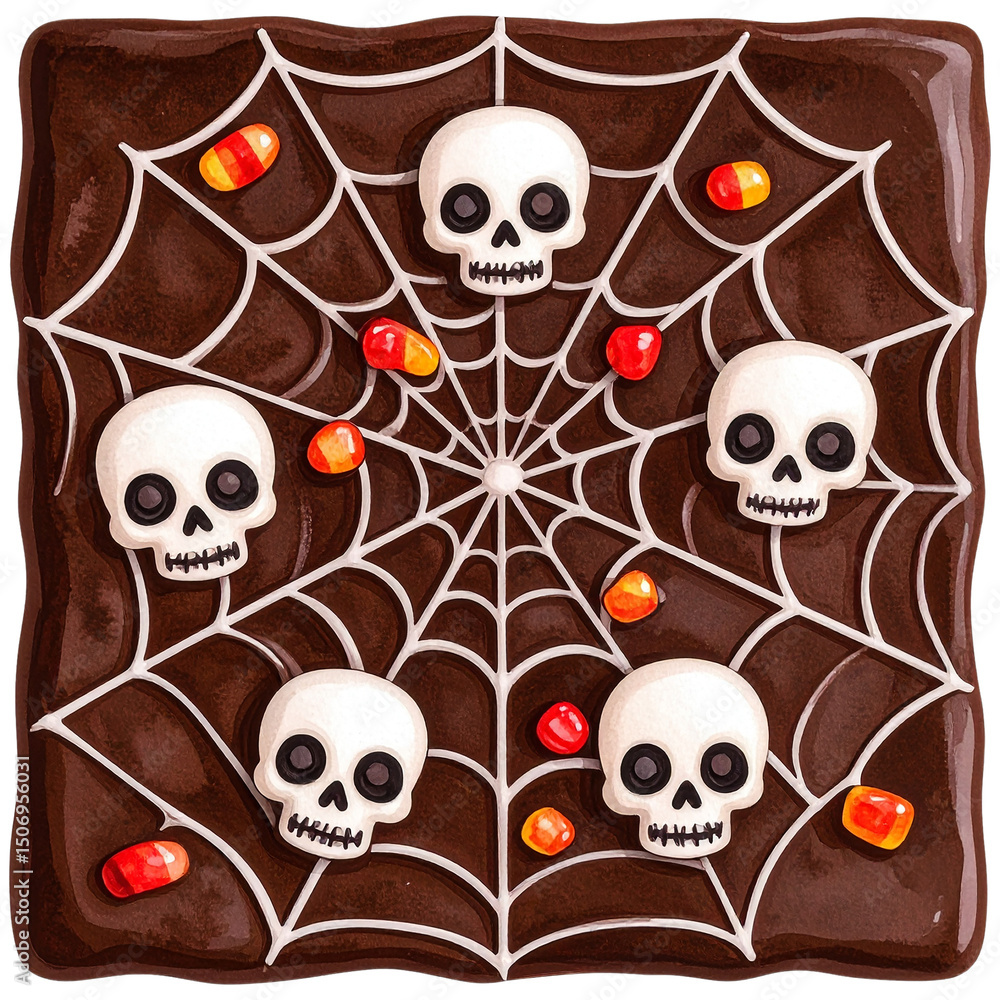watercolor-style Halloween desserts, featuring cupcakes, donuts, candy, parfaits, Perfect for seasonal designs, stickers, scrapbooks, and party invitations. This charming set blends horror watercolor-style Halloween desserts, featuring cupcakes, donuts, candy, parfaits, Perfect for seasonal designs, stickers, scrapbooks, and party invitations. This charming set blends horror