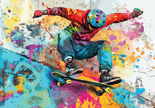 skater vector art