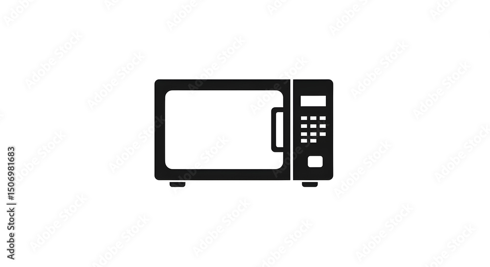 Obraz premium Microwave Oven Illustration