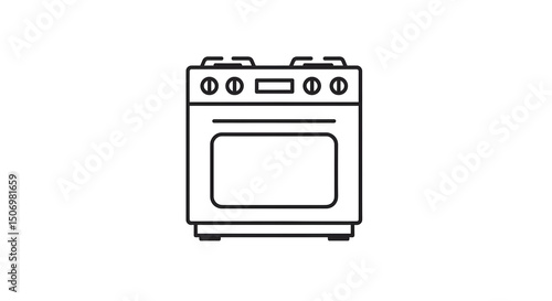 Kitchen Oven Illustration