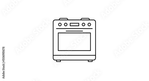 Kitchen Oven Illustration