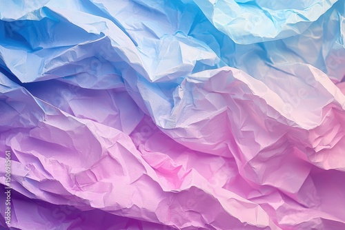 Wallpaper Mural Pastel Crumpled Paper Texture Torontodigital.ca