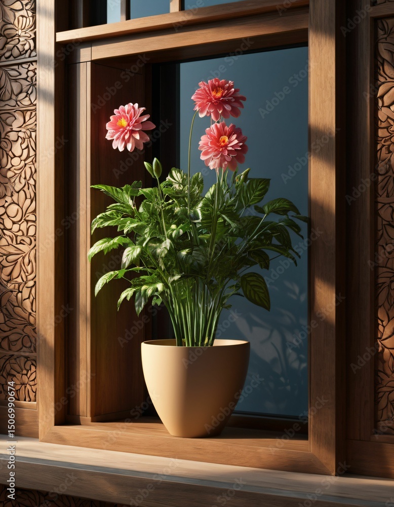 fictional works on flowers and windows fictional works on flowers and windows