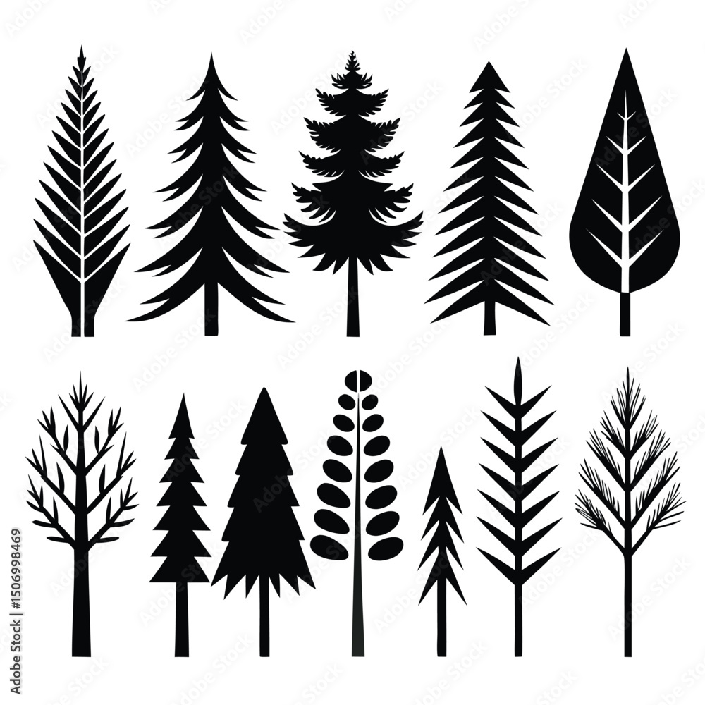 Stylish Minimalist Black and White Illustrations Stylish Minimalist Black and White Illustrations