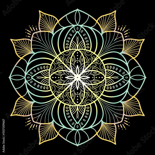 Symmetrical Mandala Pattern