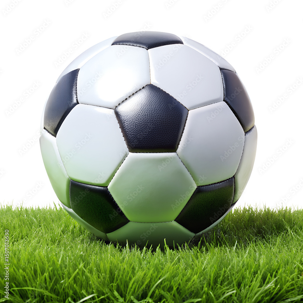 Obraz premium Soccer ball on grass