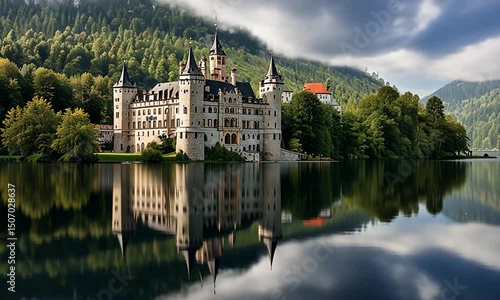 castle on the lake