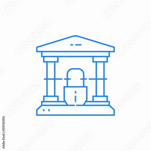 wooden hammer mallet judge icon sign vector