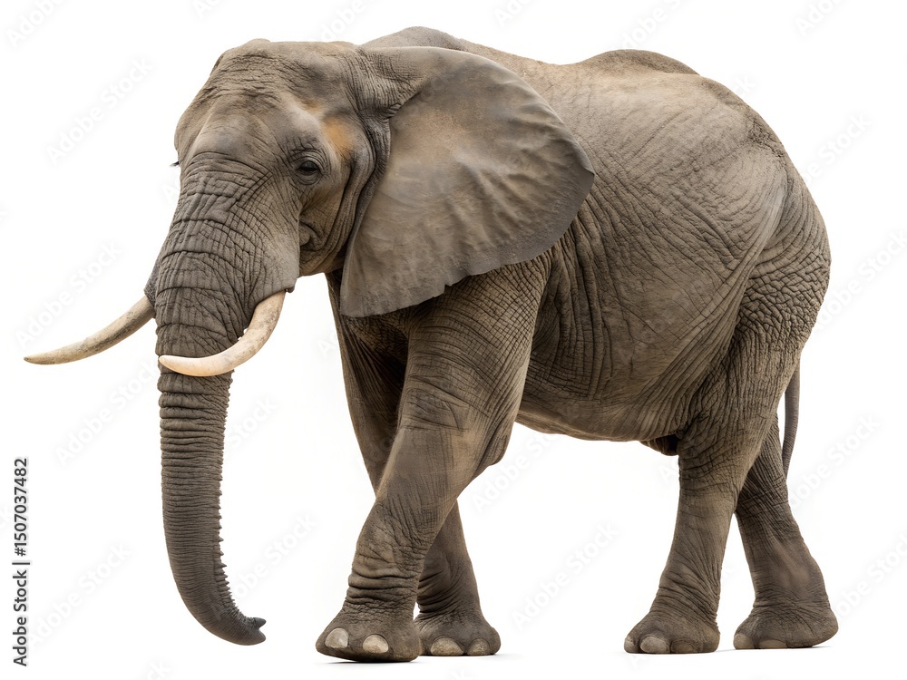 Obraz premium african elephant walking