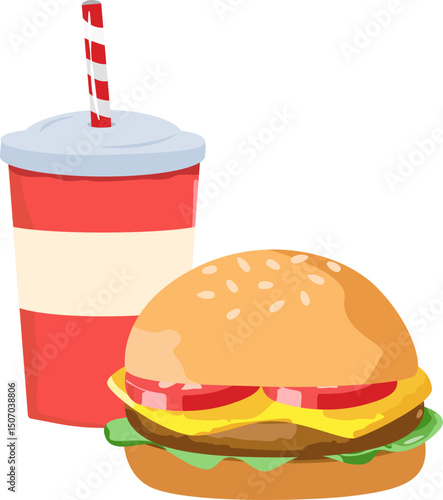 햄버거콜라세트