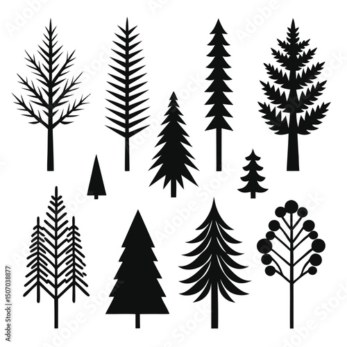 Clean Black White Vector Art for Designers