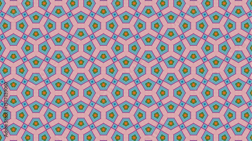 Abstract modern geometric seamless textile pattern vector design.