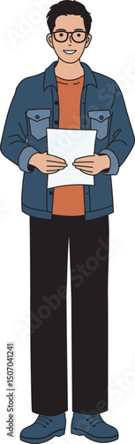 Presentation Presenter illustration