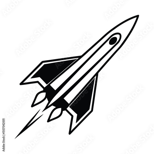 Hypersonic Spaceplane Breaking Through The Atmosphere