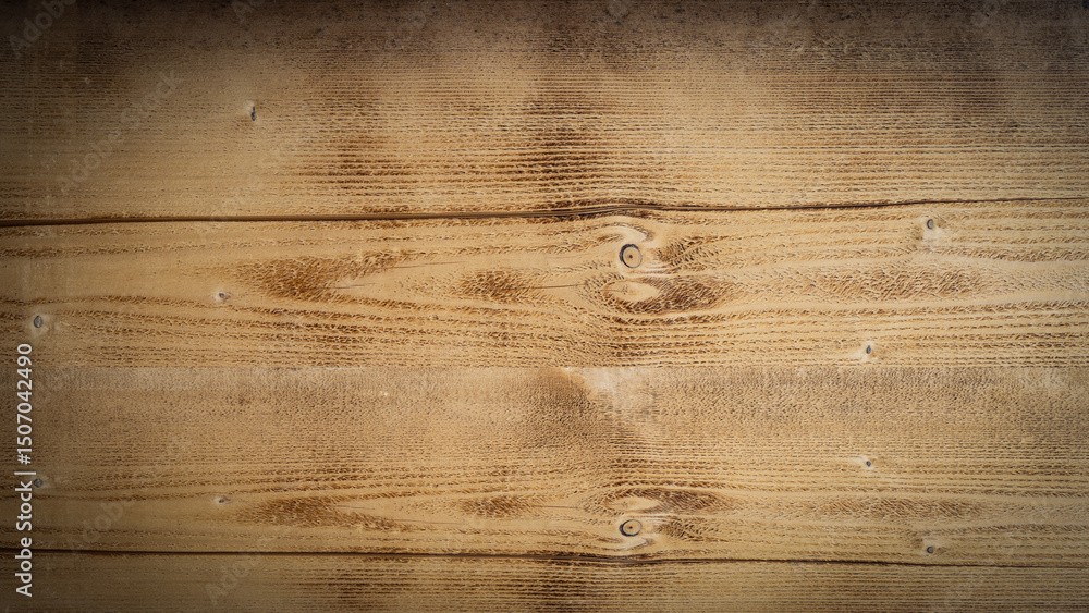 Obraz premium old brown rustic dark wooden wall floor or table texture - wood background banner.