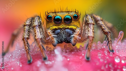 Cute spider with 8× zoom with 4k Hd resolution 