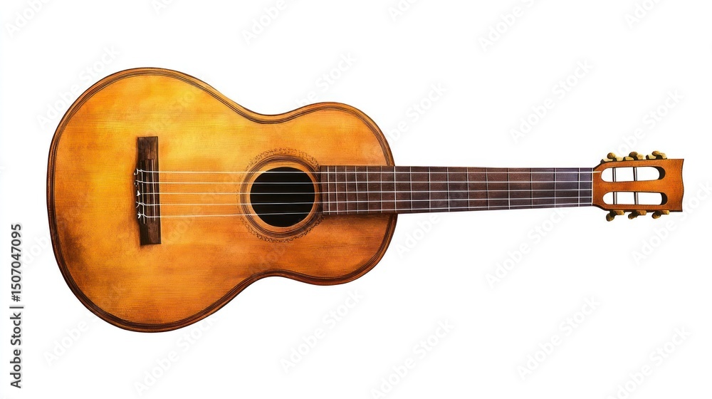 Fototapeta premium Vintage acoustic guitar