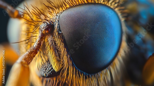 Bee eye with ×100 zoom