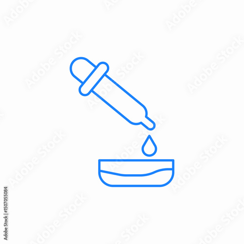 eye drops bottle icon sign vector