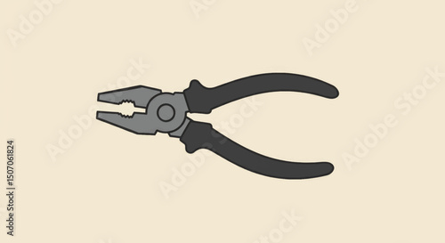 Pliers used for various tasks in a workshop setting to grip, twist, and cut materials effectively
