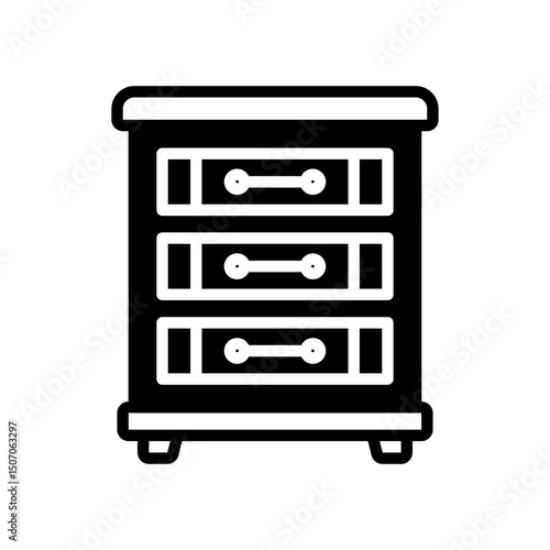 drawers	flat icon