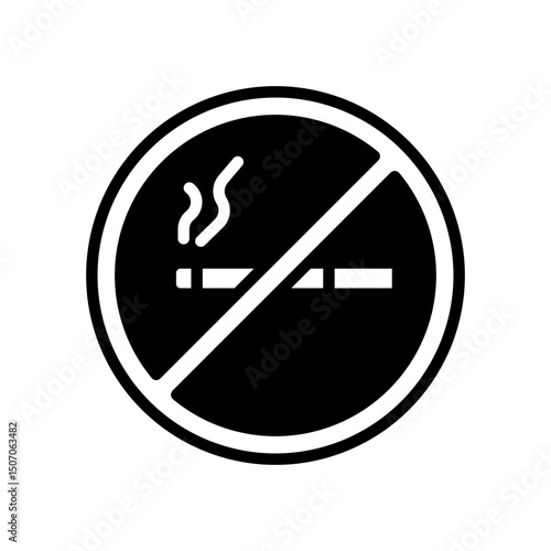 no smoking flat icon