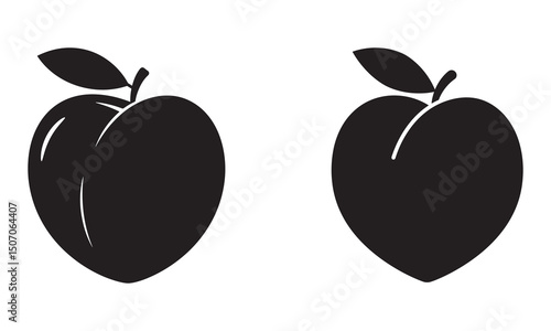 Pear fruit health diet pictograph vector image