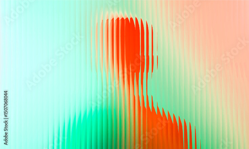 Abstract golden wave pattern creates dynamic visual flow in a dark background during late evening