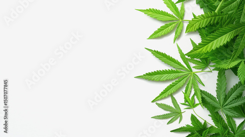 Vibrant green plant with leaves against a neutral background illustrating nature's essence and legal awareness