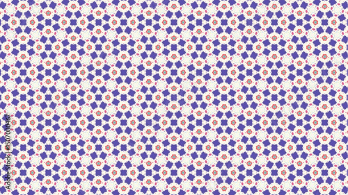 Trendy geometric floral abstract luxury pattern design.