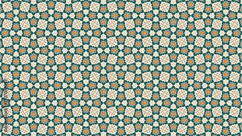 Trendy geometric floral abstract luxury pattern design.