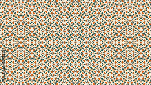 Trendy geometric floral abstract luxury pattern design.