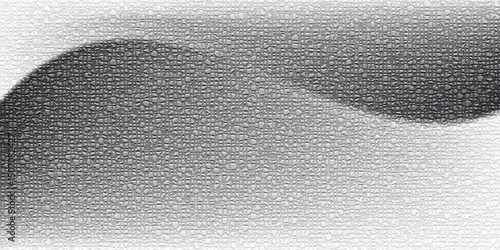 The contour pattern of the mosaic. The idea of a stained glass window, masonry walls or fences.
