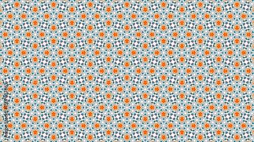 Trendy geometric floral abstract luxury pattern design.