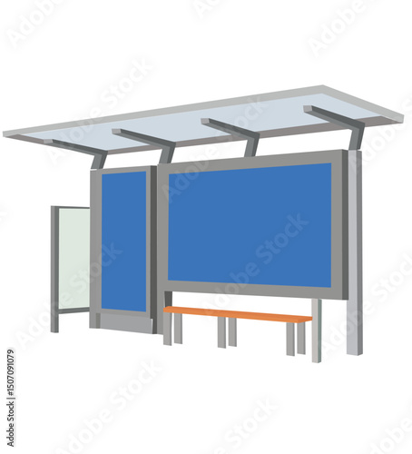 bus stop billboard.contemporary bus stop billboard blank